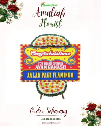 Bunga Papan Congratulation di Bumijo